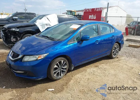 2013 Honda Civic Ex from USA, damaged, VIN 19XFB2F81DE054417